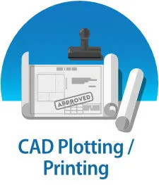 CAD Printing - Island Blue Print