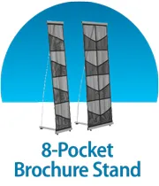 8 Pocket Mesh Brochure Stand